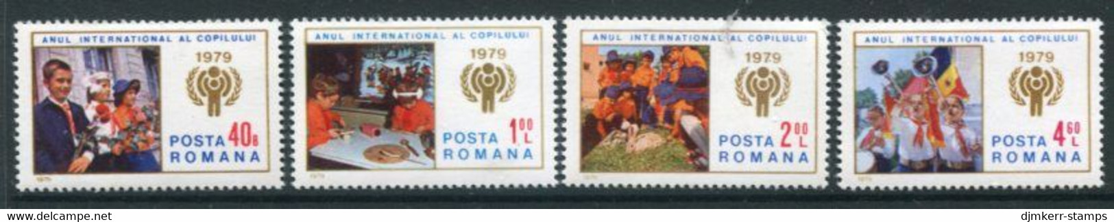 ROMANIA 1979 Year Of The Child MNH / **.  Michel 3590-93 - Ongebruikt