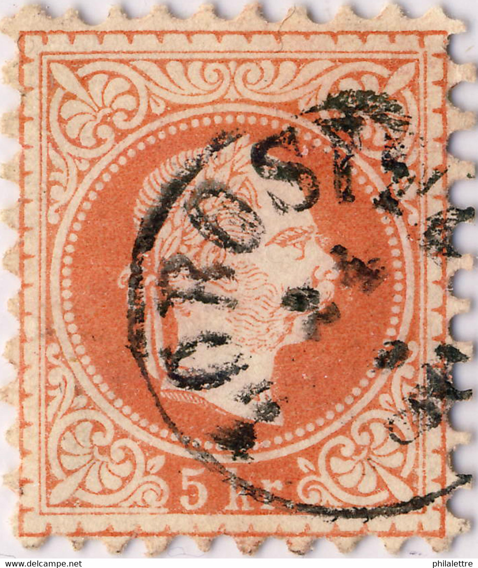 AUTRICHE / AUSTRIA 1880 " LOBOSITZ " (afj Klein 2730b) On Mi.37.II BZ 9 1/2 - Oblitérés