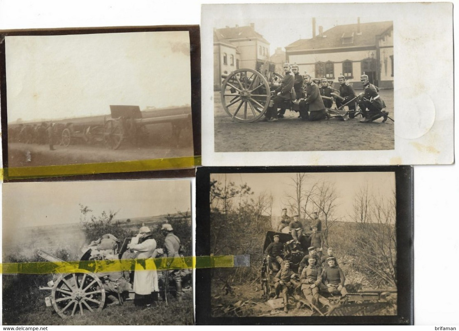 PHOTO ALLEMANDE ARTILLERIE CANON  MILITARIA 1914/1918 WK1 WW1 - Ausrüstung