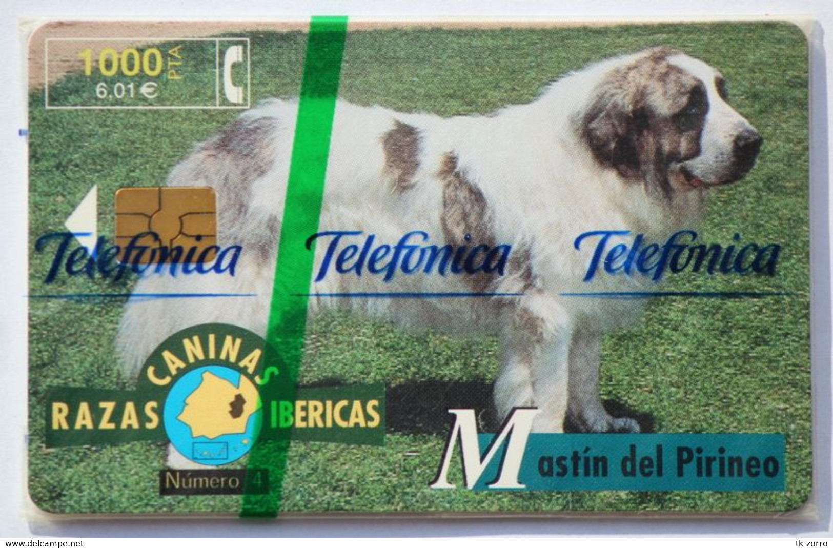 Spain Phonecard Mastin Del Pirineo Colnect Nr. B 083 A Mint - Autres & Non Classés