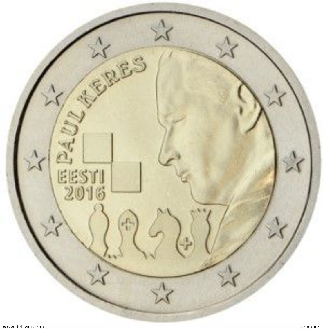 2 Euro ESTONIA 2016 PAUL KERES - EESTI - NUEVA - SIN CIRCULAR - NEW 2€ - Estonia
