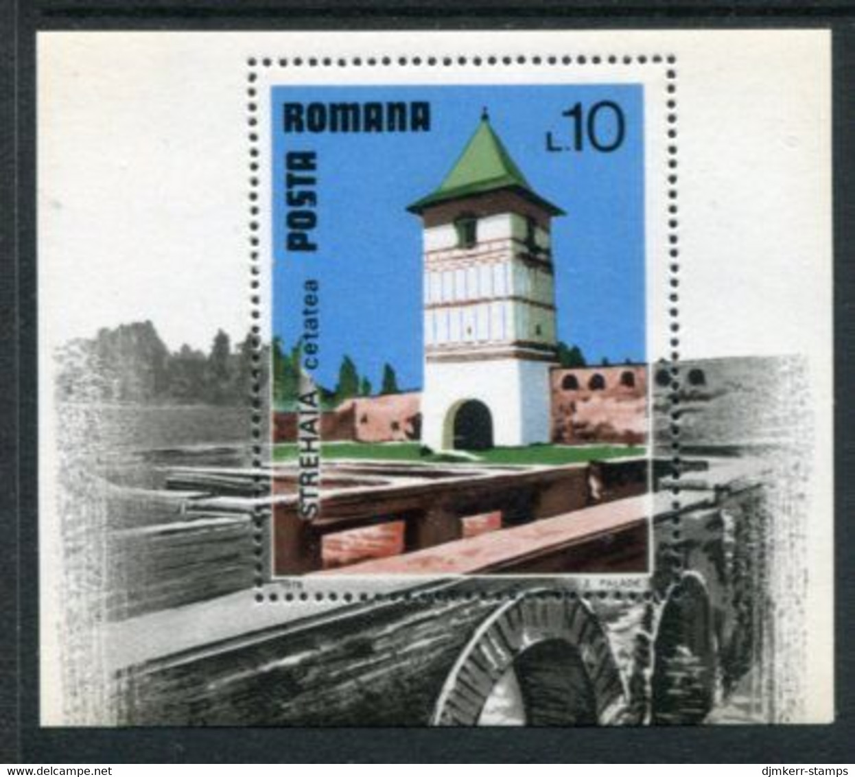 ROMANIA 1978 Tourism Block MNH / **.  Michel Block 153 - Blocchi & Foglietti