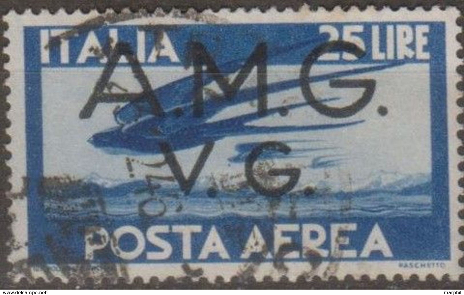Italia 1946 Venezia Giulia AMG-VG Posta Aerea UnN°A6 (o) - Ungebraucht