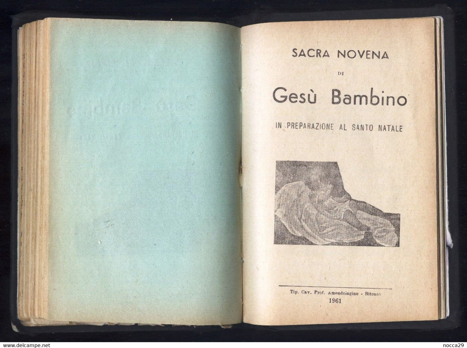 LIBRO  RELIGIOSO: VITA DI S. FRANCESCO DI PAOLA + NOVENE A IMMACOLATA CONCEZIONE E GESU BAMBINO - TIP. DI BITONTO