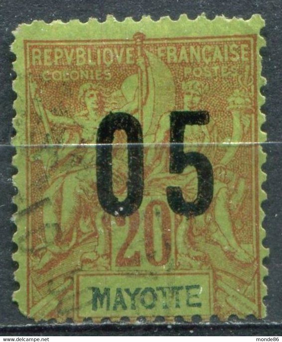 MAYOTTE - Y&T  N° 24a. (o)...chiffres Espacés - Used Stamps