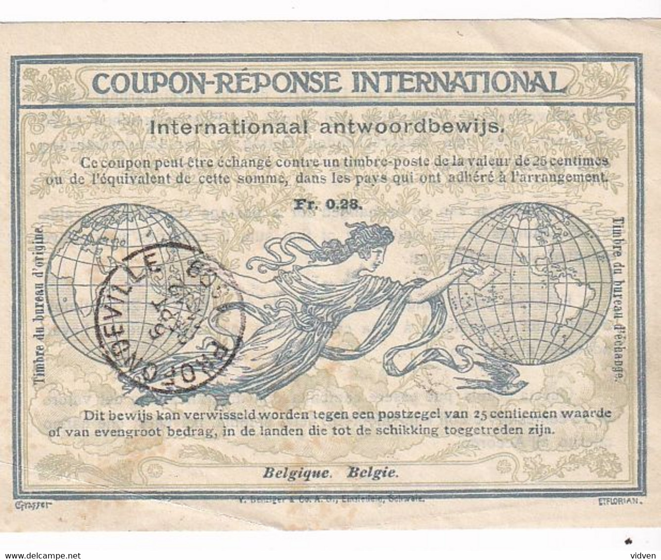 Belgium Coupon-Reponse International - Internationale Antwoordcoupons