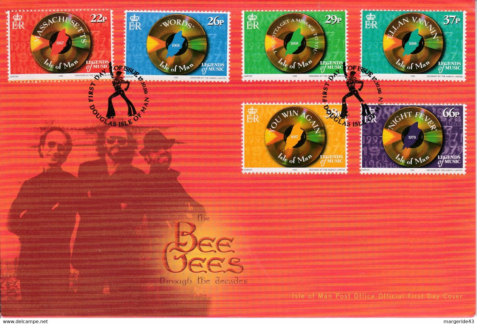 FD  1999 LES BEE GEES - 1991-2000 Em. Décimales