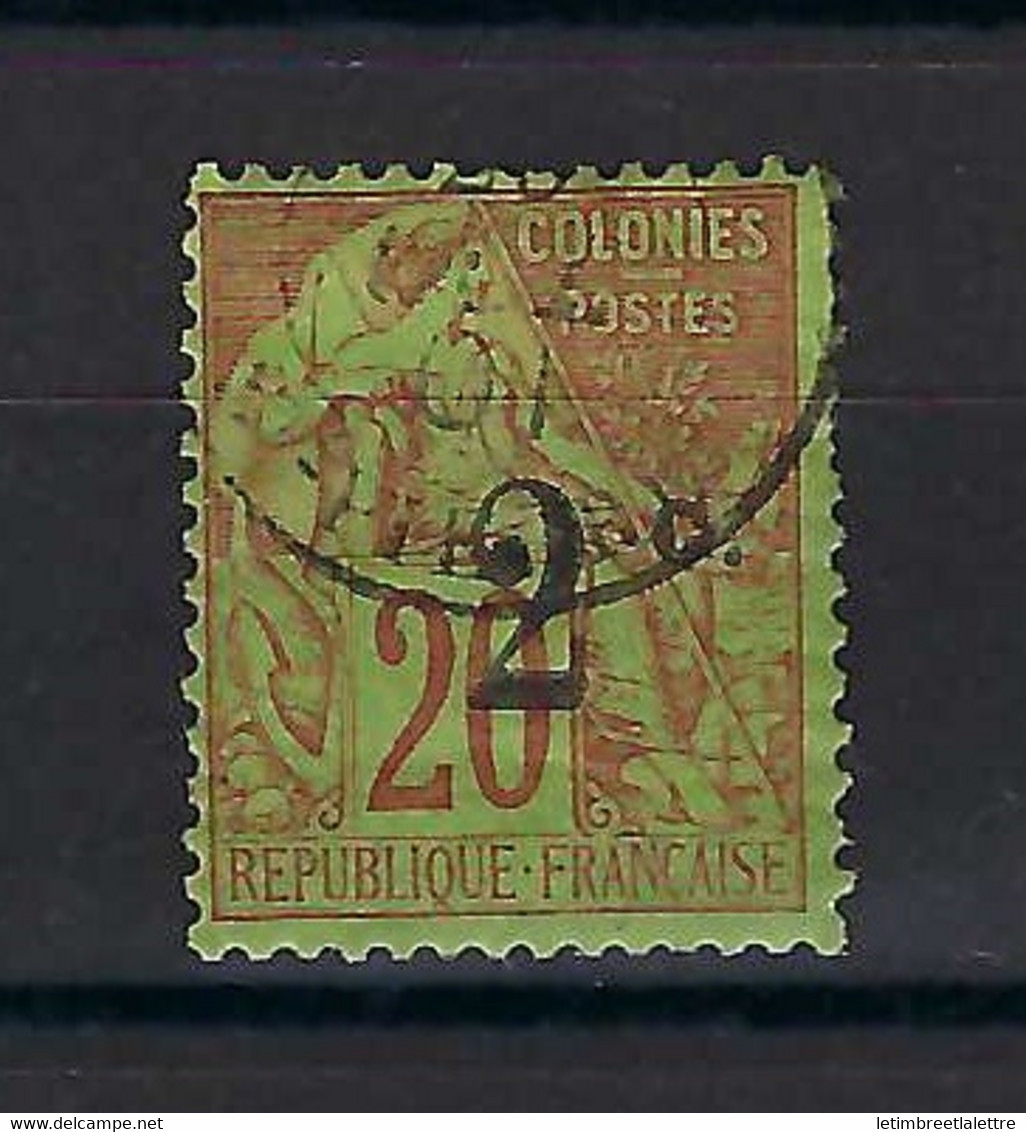 ⭐ Réunion - YT N° 45 B - Oblitéré - 1893 ⭐ - Oblitérés