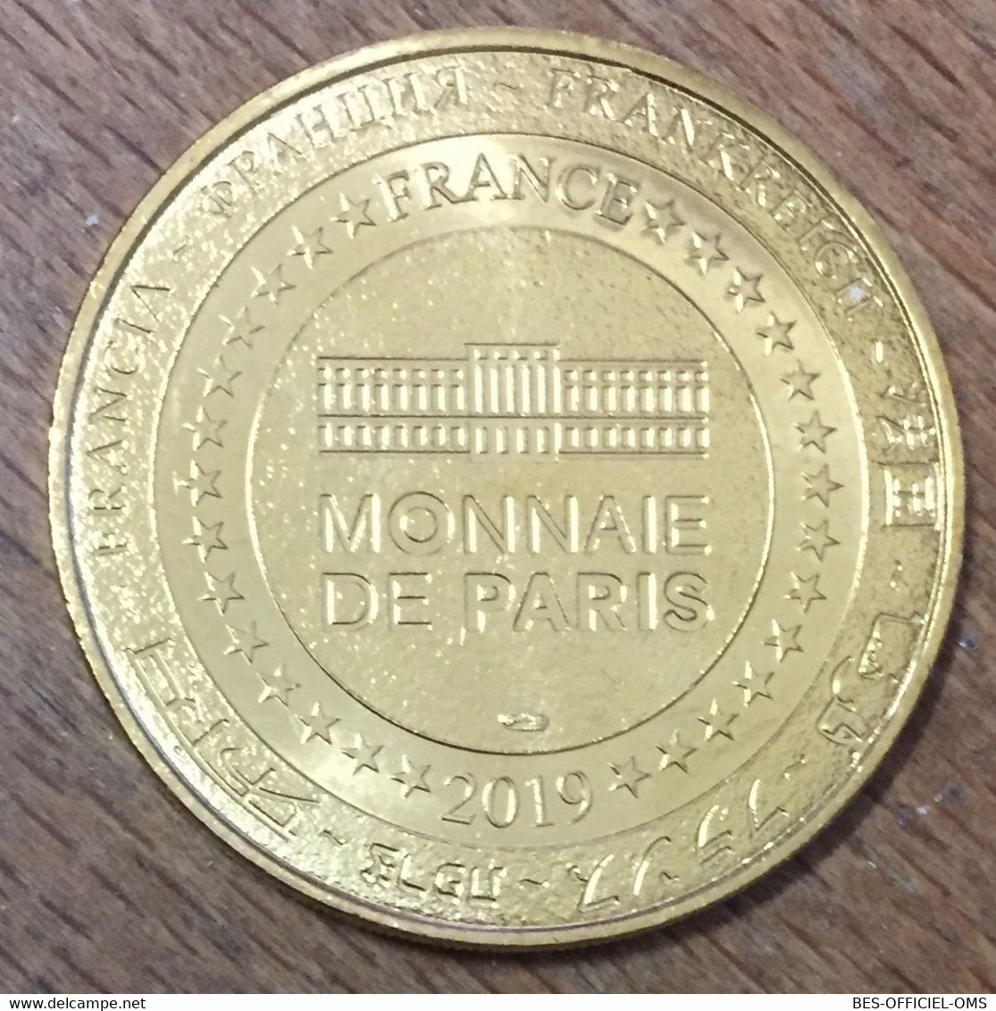 75006 PARIS KIKI SMITH ABEILLE MDP 2019 MÉDAILLE SOUVENIR MONNAIE DE PARIS JETON TOURISTIQUE MEDALS COINS TOKENS - 2019