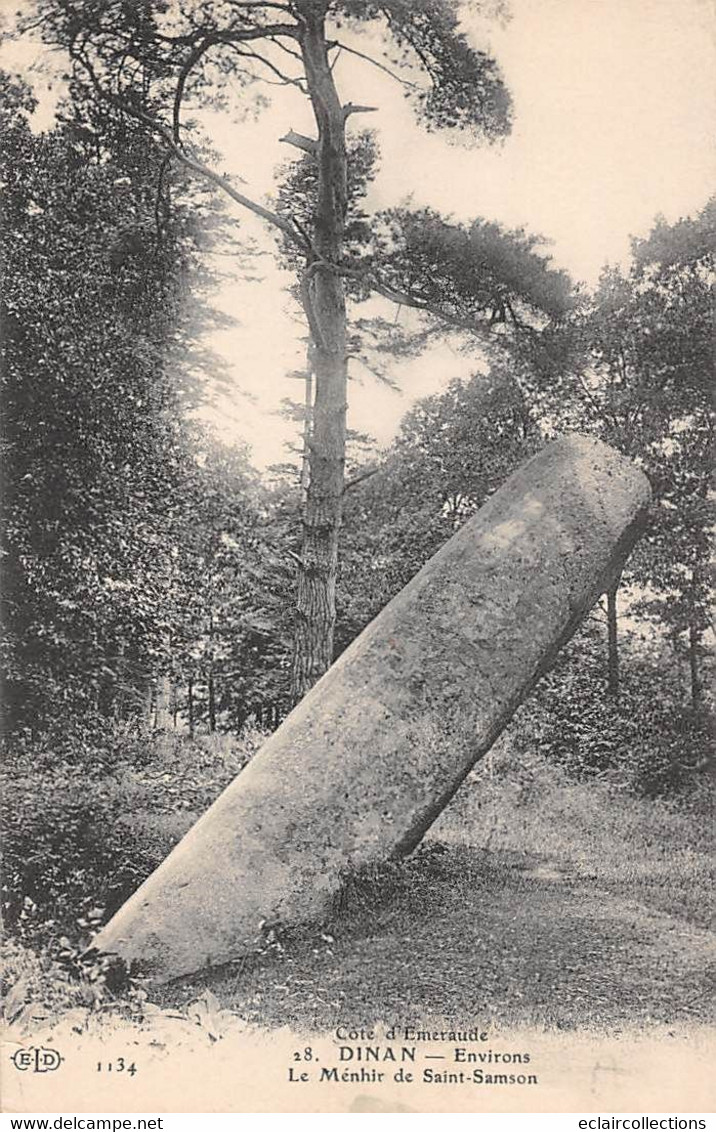 Thème: Dolmen Et Menhir:     Dinan   22  Menhir   De Saint Samson     (voir Scan) - Dolmen & Menhirs