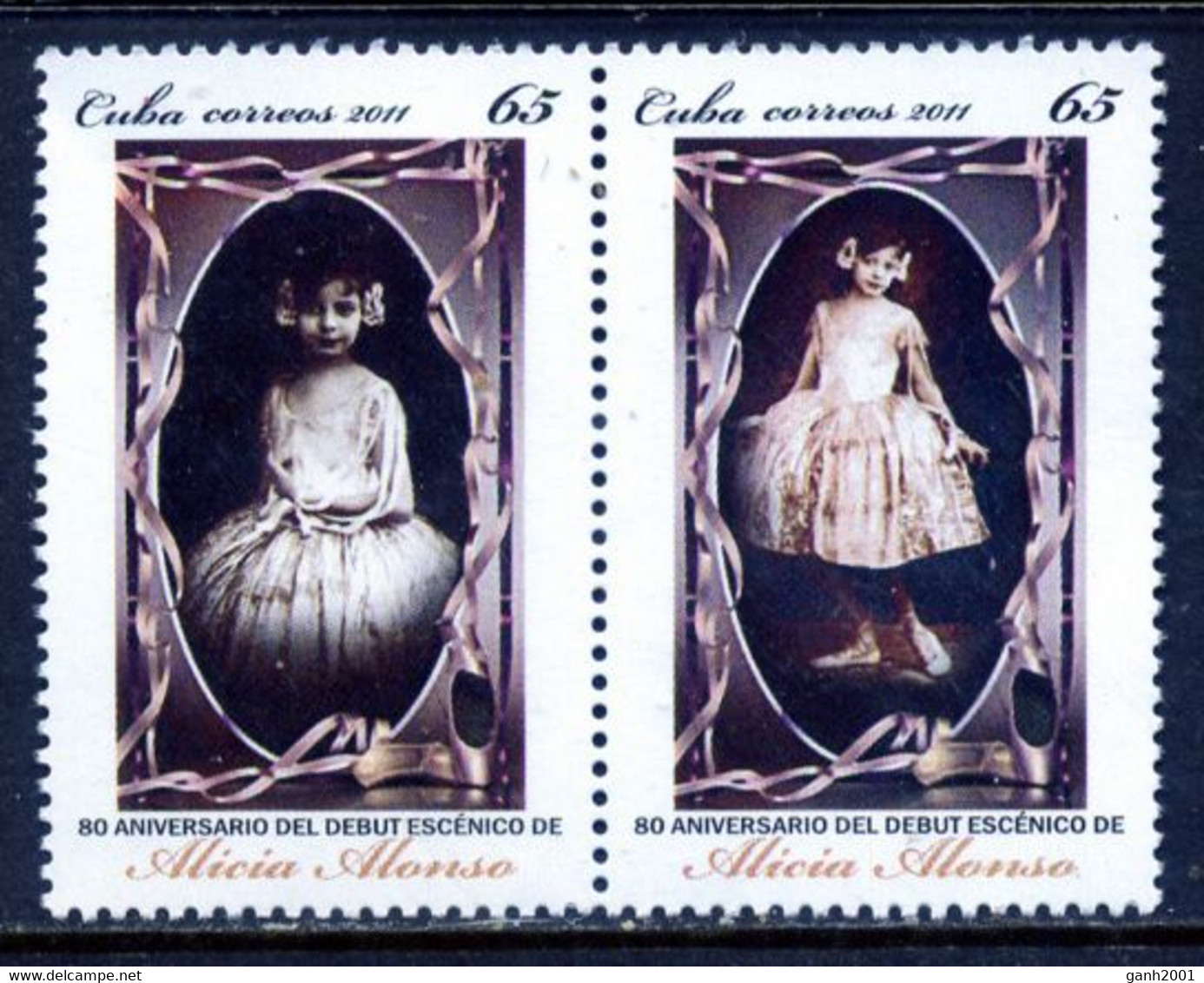 Cuba 2011 / Classical Ballet Alicia Alonso MNH Klassisches Ballett Baile Clásico / C4619  5-64 - Baile