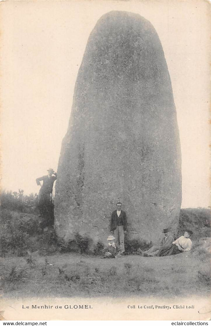 Thème: Dolmen Et Menhir:     Glomel    22       Menhir      (voir Scan) - Dolmen & Menhirs