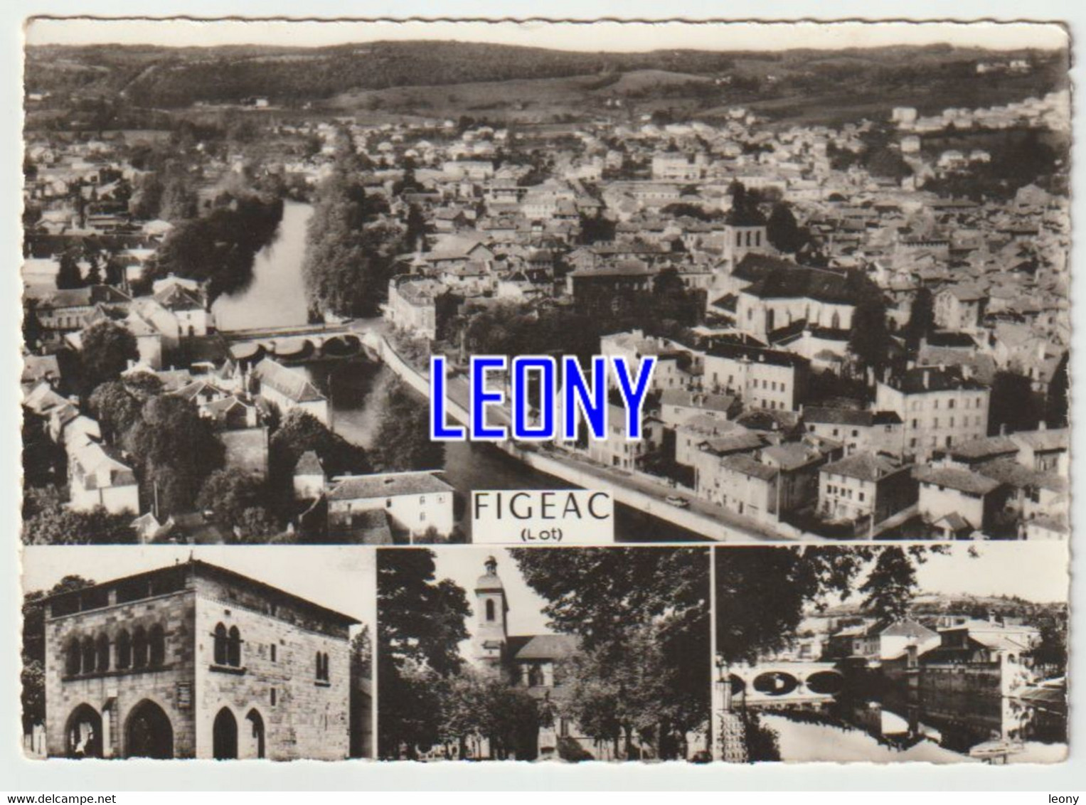 CPSM 10X15  De FIGEAC  (46) - VUES DIVERSES N° 5 C - Figeac