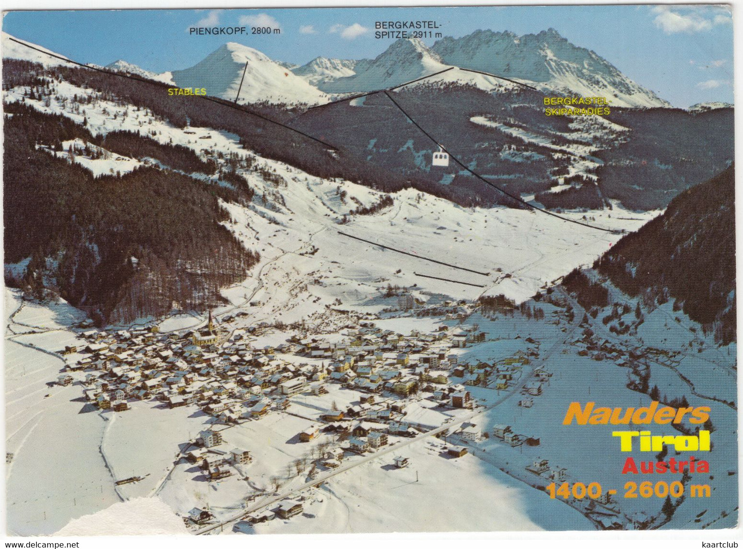 Ski-Faszination Am Reschenpaß A-6543 Nauders , 1400 - 2600 M - (Tirol) - Nauders