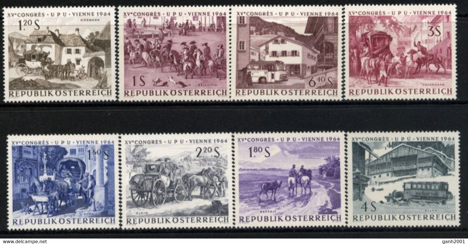 Austria 1964 / Old Carriages MNH Carruajes Antiguos Wagen / 0499  38-15 - Sonstige (Land)