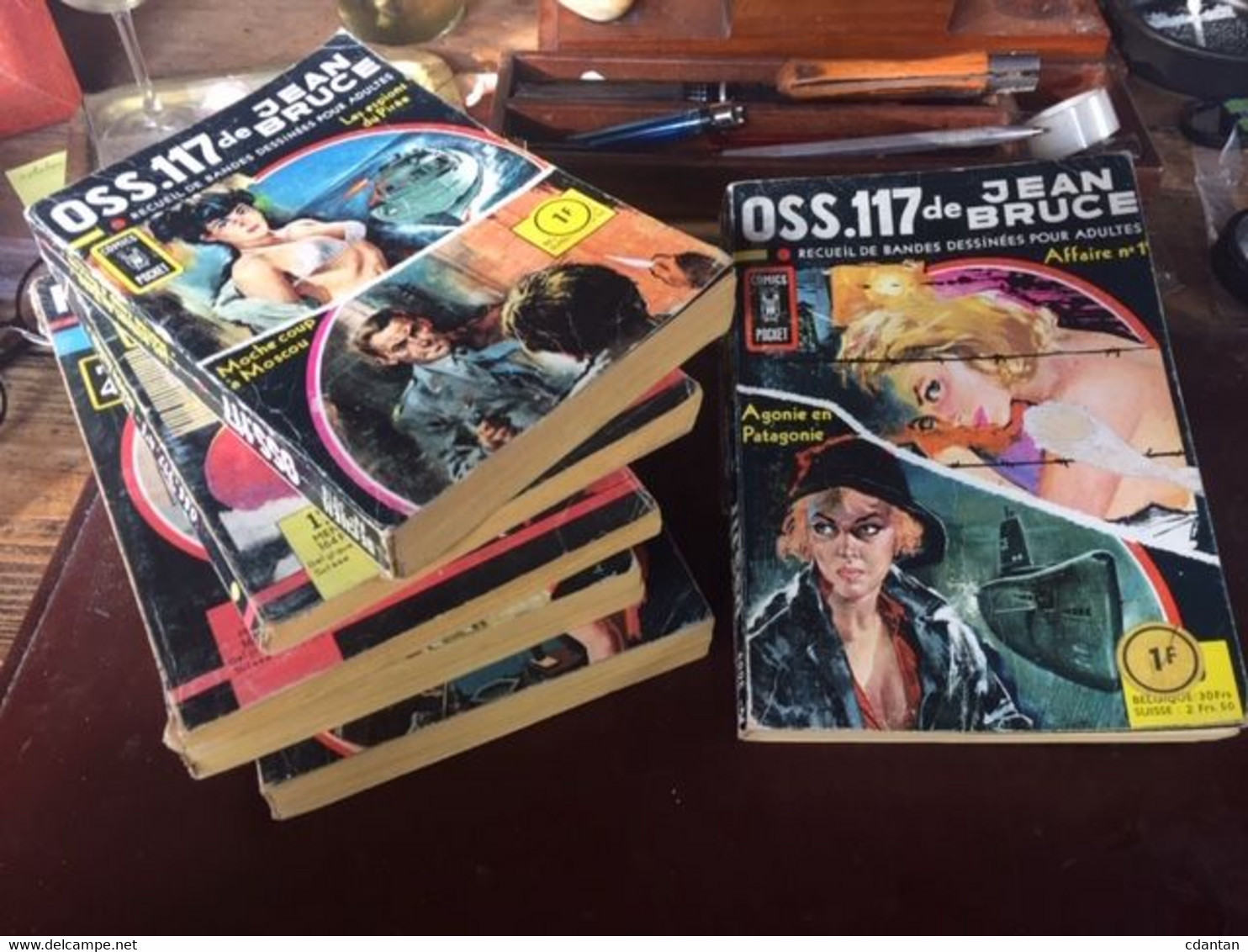 ESPIONNAGE  - LOT  De BD Pour Adultes OSS117 De Jean Bruce - Wholesale, Bulk Lots