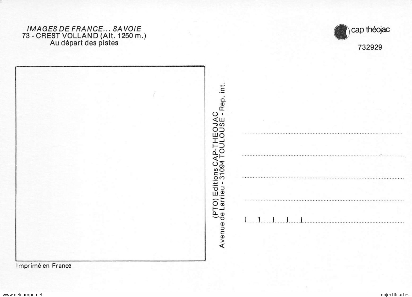 Crest-Voland Cohennoz  Au Départ Des Pistes  26 (scan Recto-verso)MA2291Und - Altri & Non Classificati