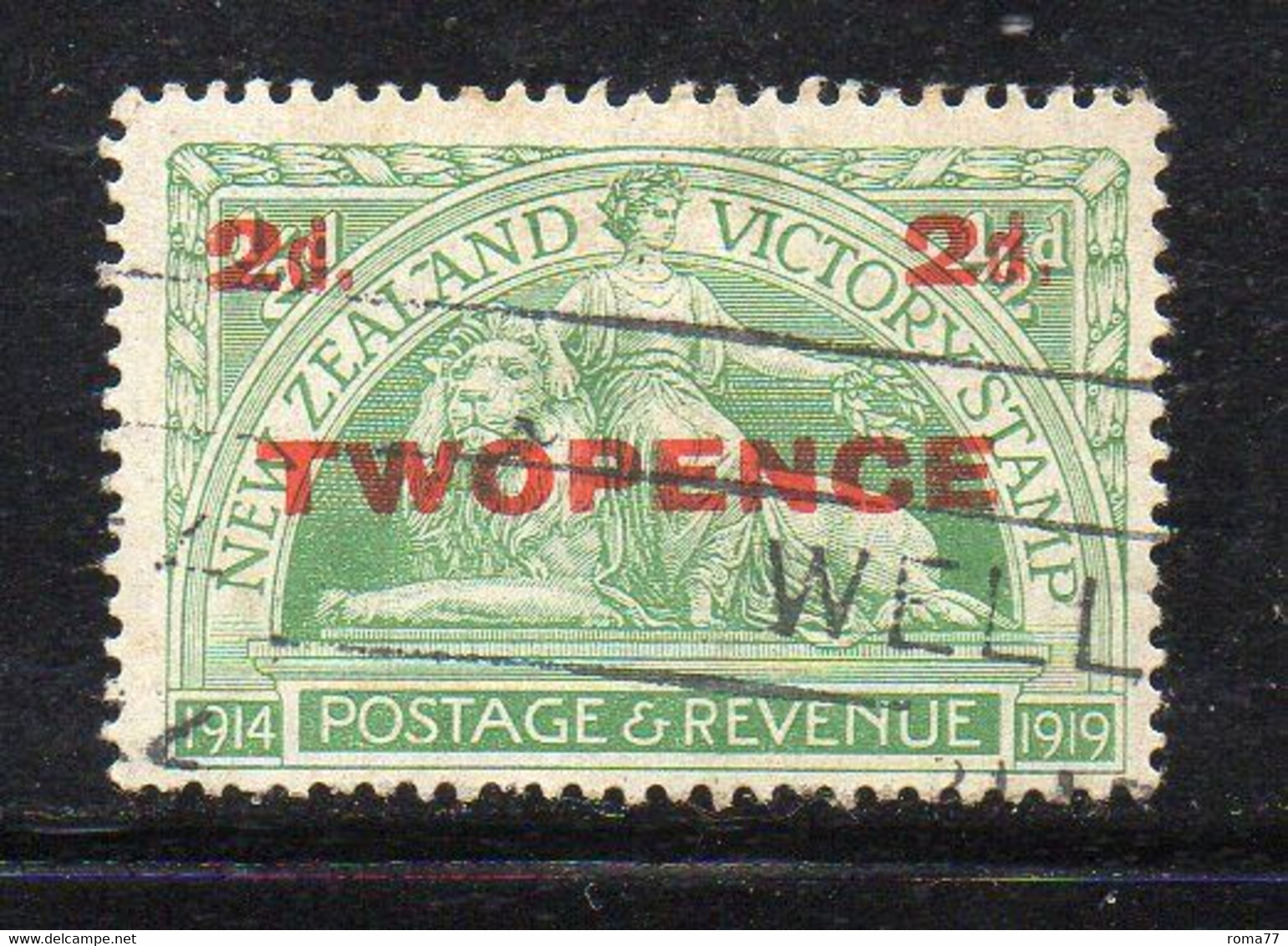 ZEL175 - NUOVA ZELANDA 1922 , Yvert 175  Usata (2380A) - Used Stamps