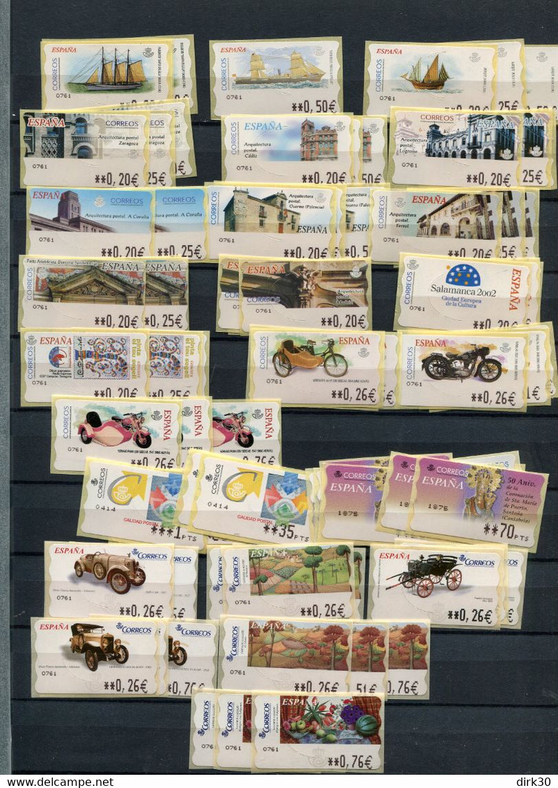 SPAIN Collection Atm Below Face Value (pta 8061 + €33.72 = 82.27€) - Collections