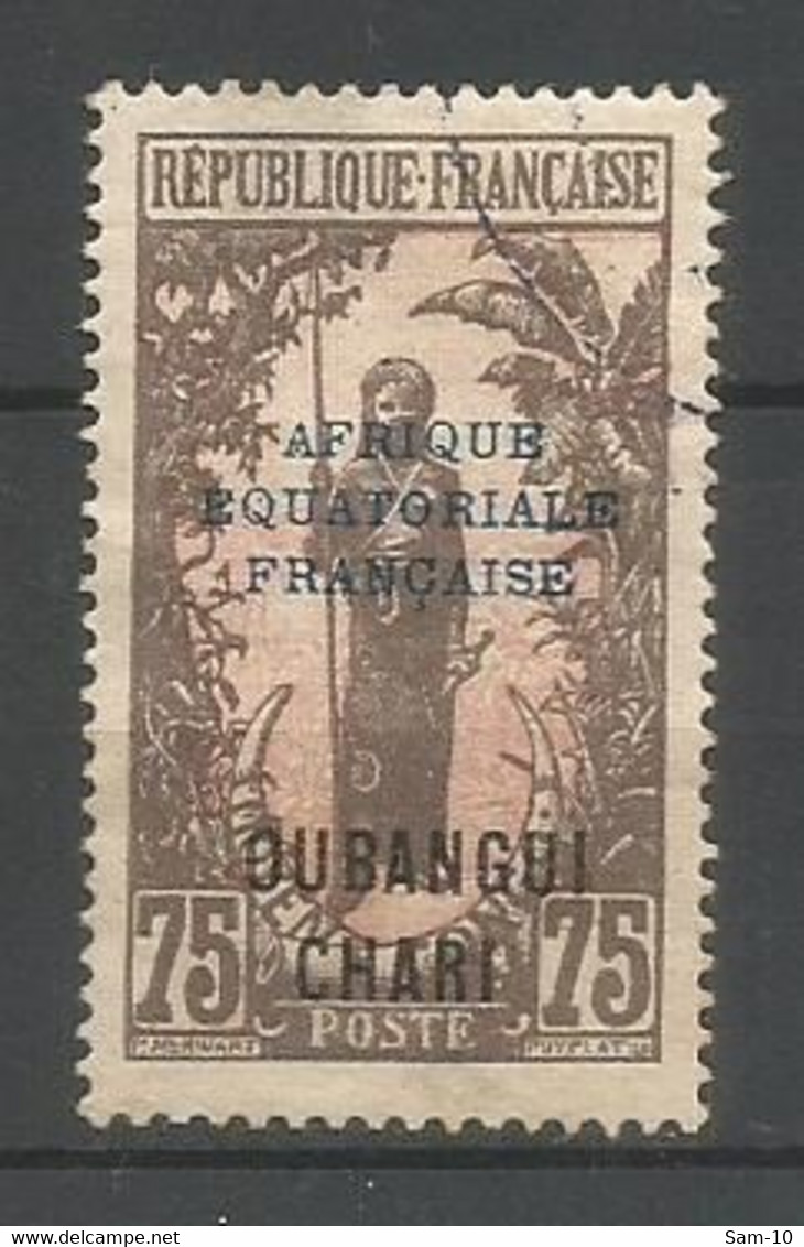 Timbre Colonie Francaises Oubangui Oblitere N 58 - Usati