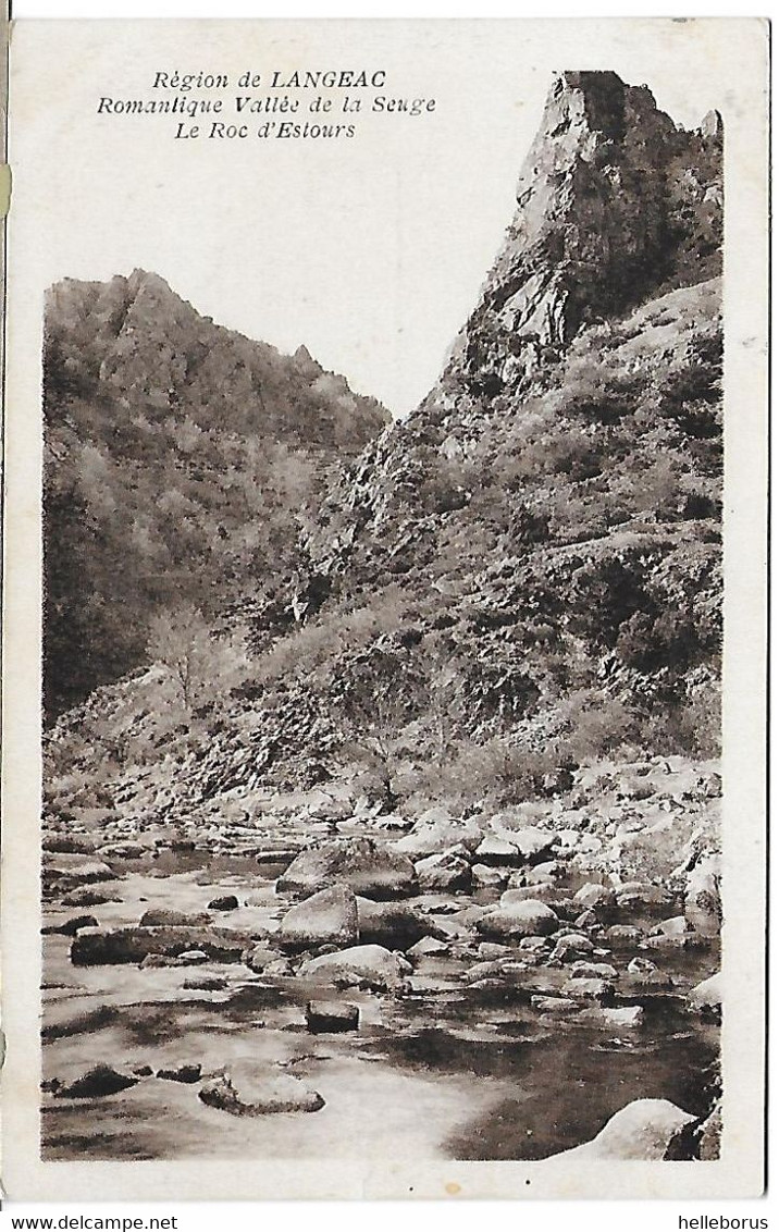 43 LANGEAC Vallée De La Seuge Roc D'Estours - Langeac