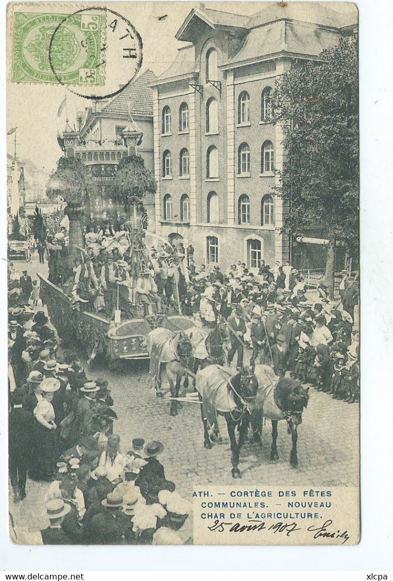 Ath Cortège Des Fêtes Communales Nouveau Char De L'Agriculture - Ath