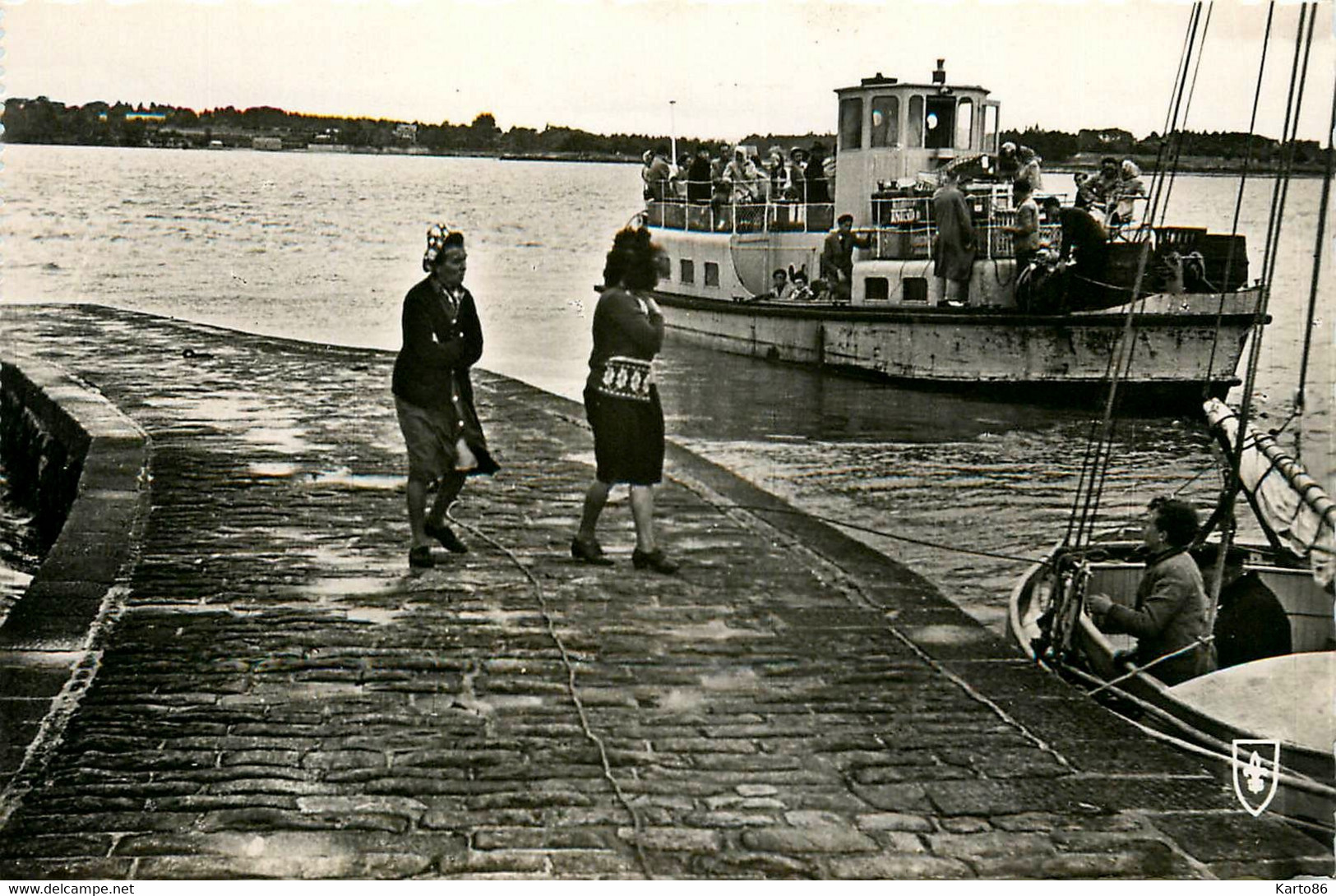 Ile D'arz * L'arrivée Du Bateau * La Jetée - Ile D'Arz