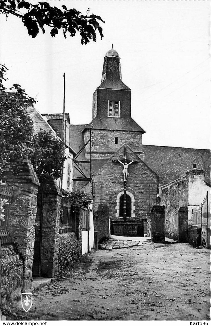 Ile D'arz * Rue Et église Du Village - Ile D'Arz