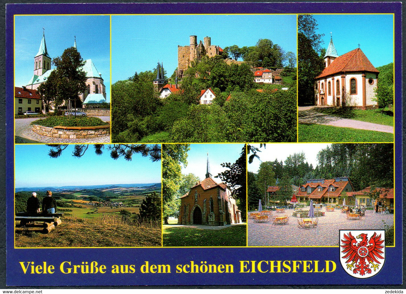 E2623 - TOP Eichsfeld Dom In Effelder - Wachstedt Etzelbach Bei Steinbach Heiligenstadt - Burghard Verlag - Heiligenstadt