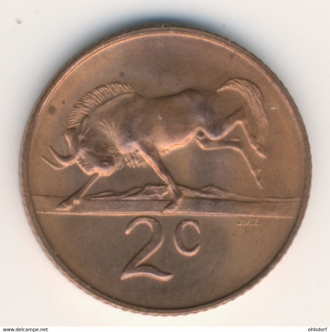 SUID AFRIKA 1968: 5 Cents, KM 67.2 - Sud Africa