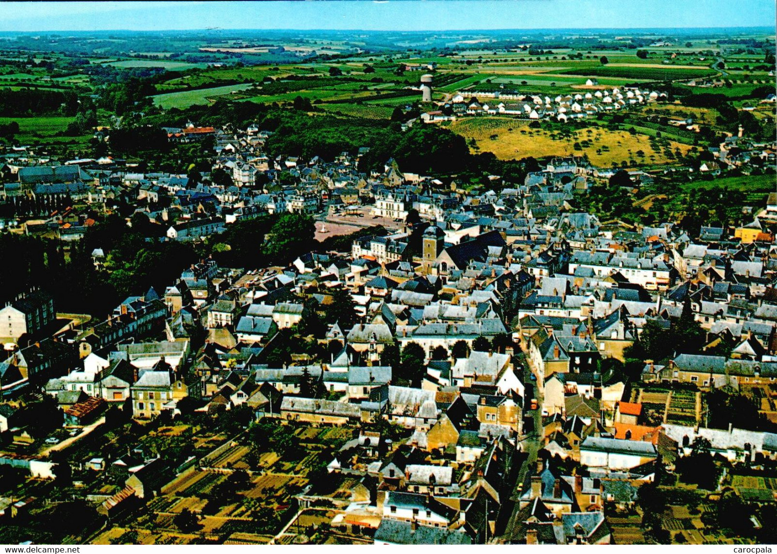 Carte 1970 CHATEAU DU LOIR /VUE GENERALE DE LA ROUTE DE BEAUMONT PIED DE BOEUF - Chateau Du Loir