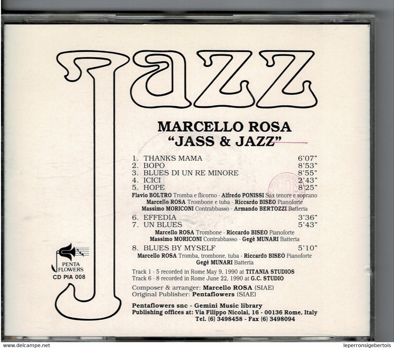 Jazz - Marcello Rosa  - "Jass &Jazz" - - Jazz
