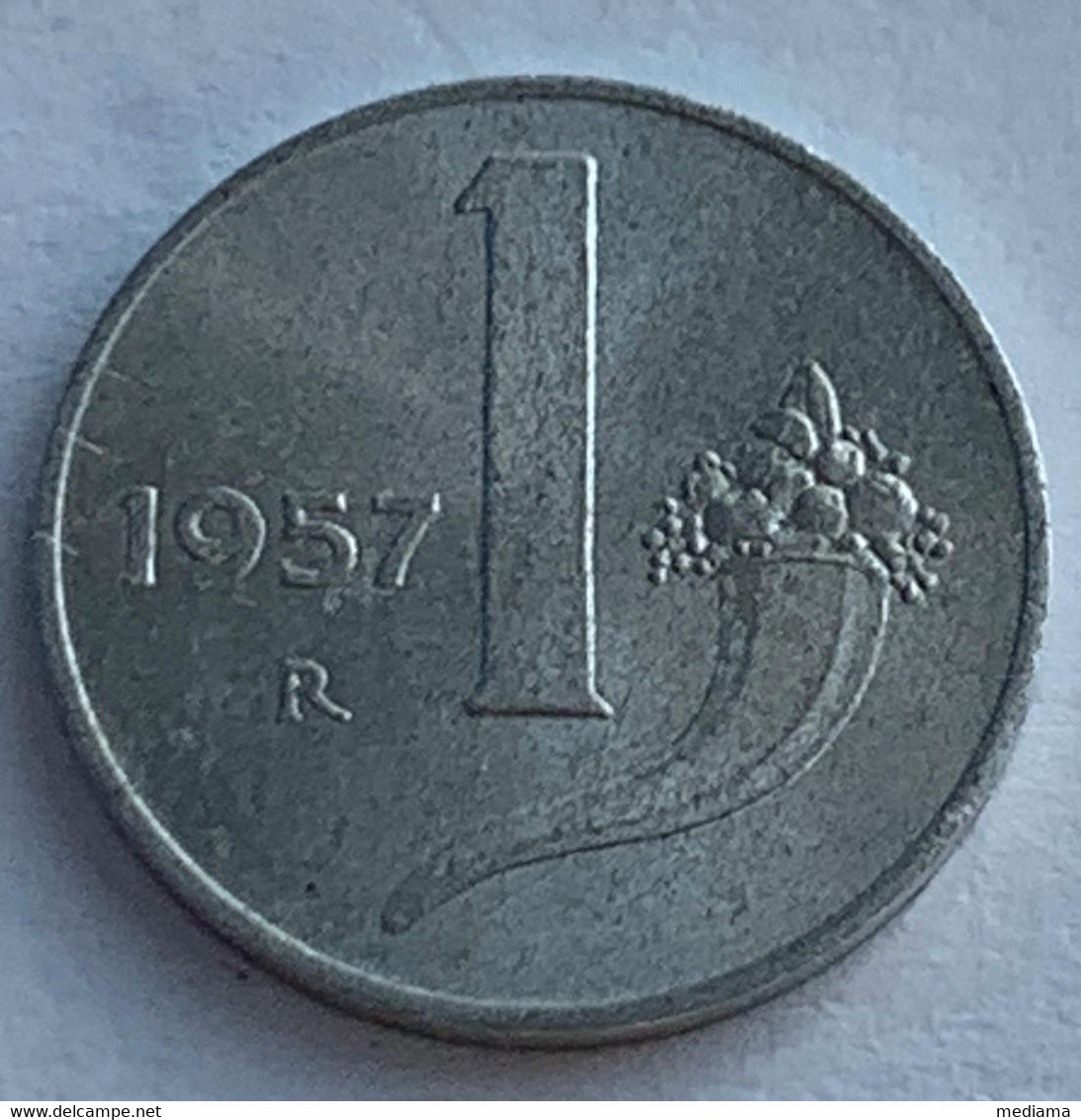 100	MONETA REPUBBLICA ITALIANA 1957 LIRE 1 - 1 Lira