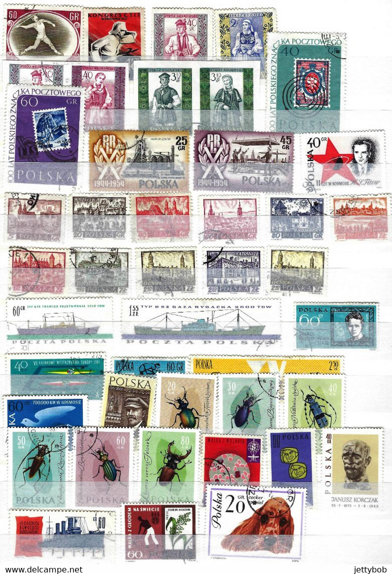 POLAND 1919-1990s Collection Of Approx 580 Items.  Mainly Good Used - Colecciones