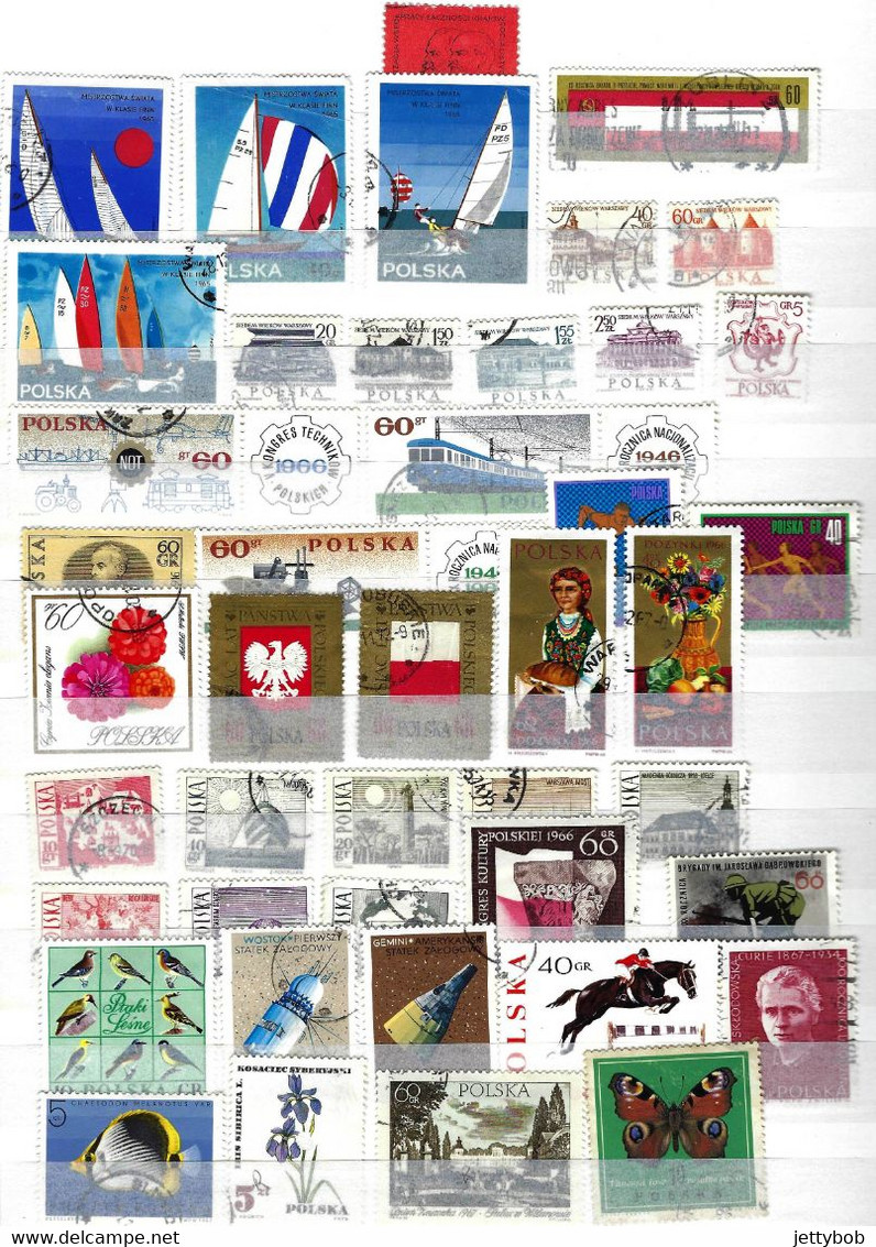 POLAND 1919-1990s Collection of approx 580 items.  Mainly good used