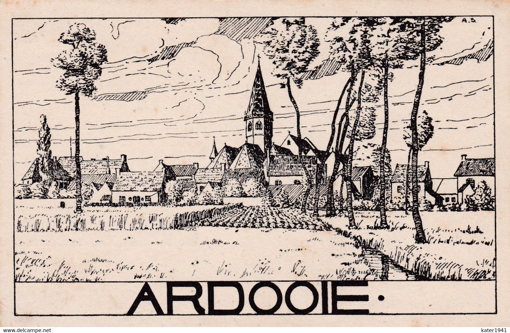 Ardooie - Tekening Uitgave Kunstalt Dresden (D) - Ardooie