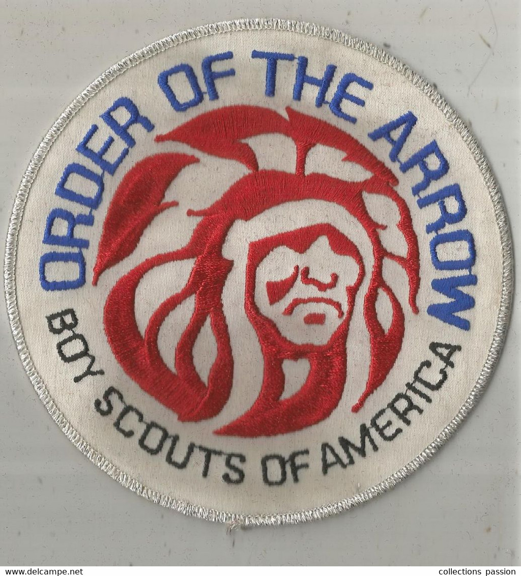 JC , écusson Tissu , Scouts, Scout , Scoutisme, Order Of The Arrow , Boy Scouts Of America,dia. 175 Mm ,  Frais Fr 2.45e - Ecussons Tissu