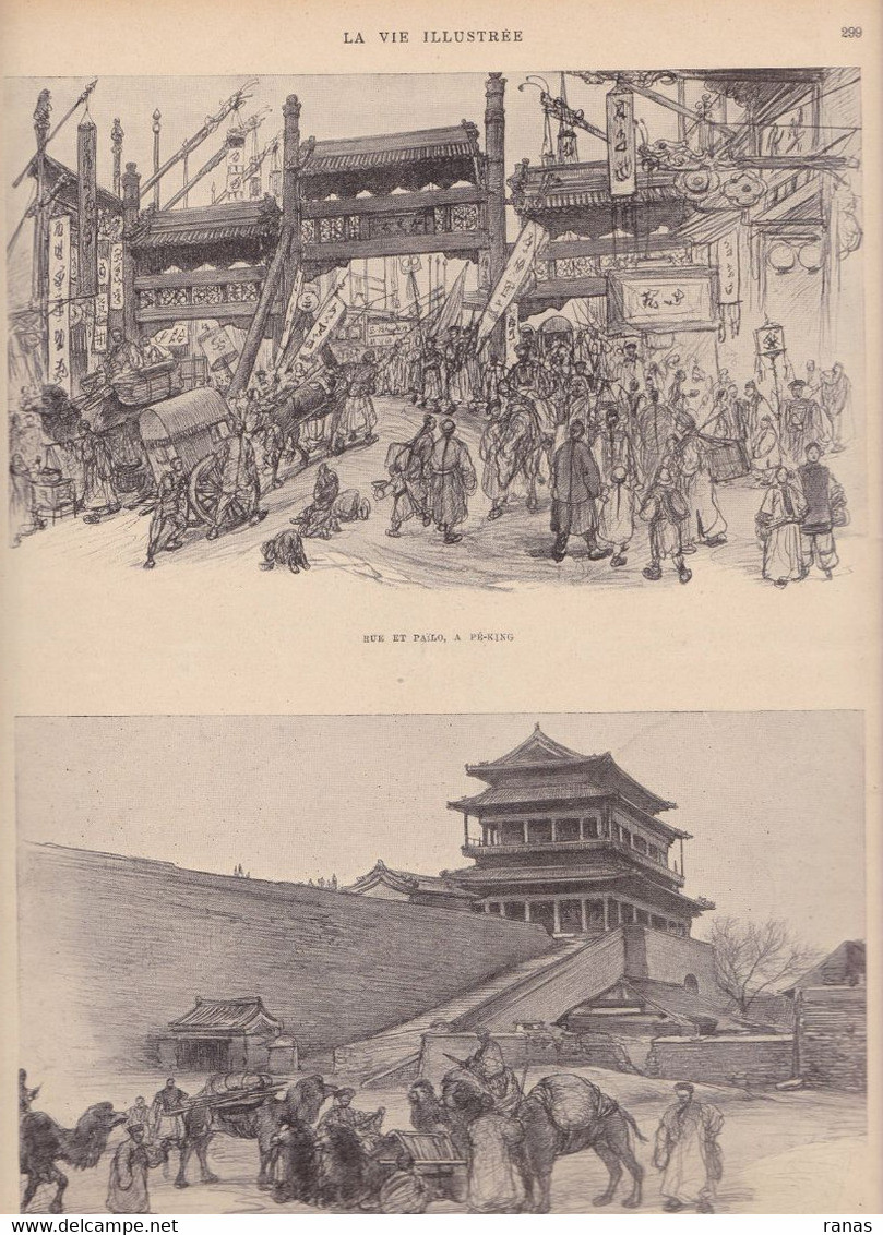 Chine China Asie La Vie Illustrée N° 69 De 1900 - Autres & Non Classés