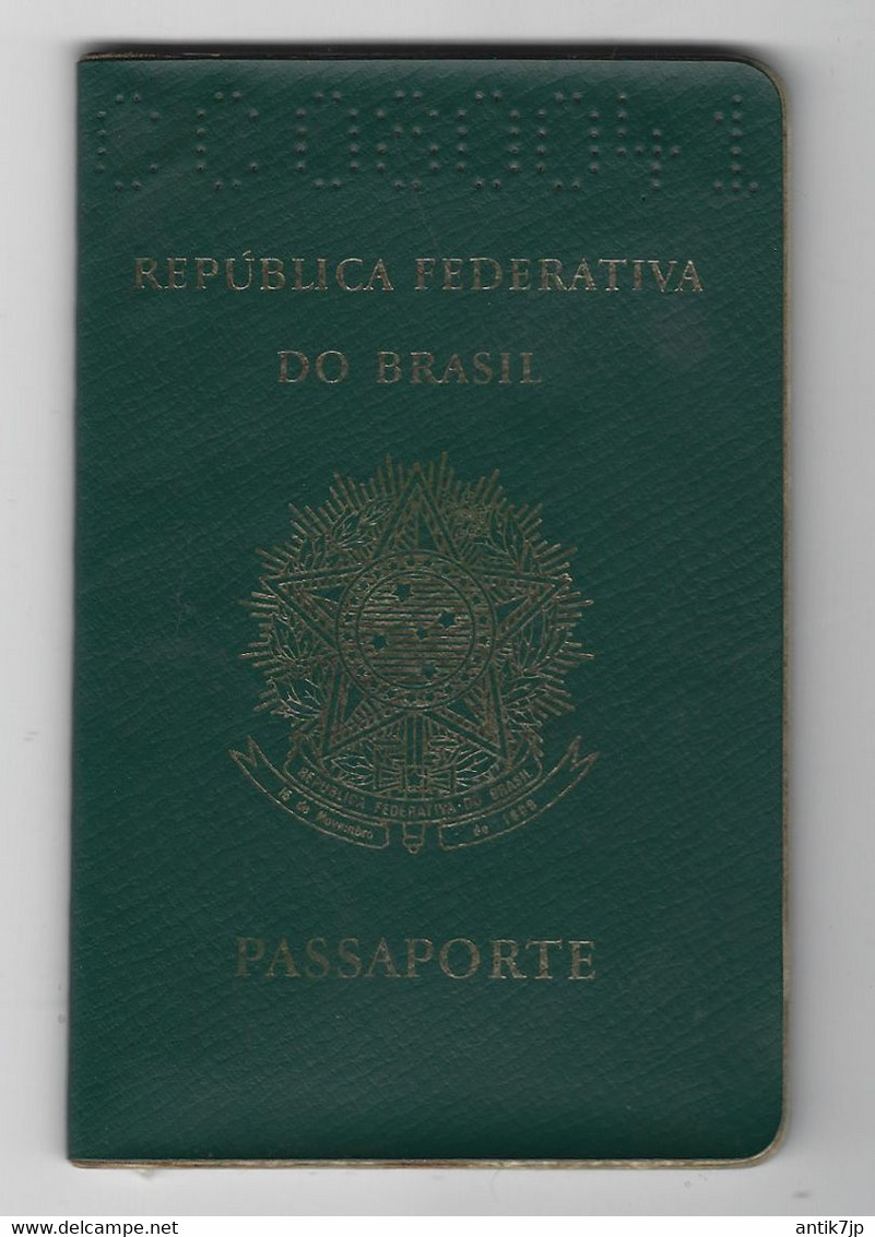 BRASIL PASSPORT VISAS 1980 - 1990 - Documenti Storici