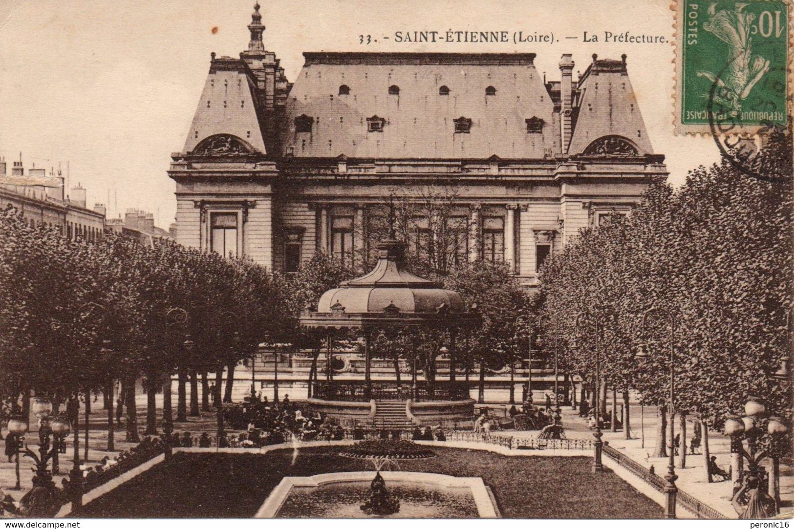SAINT ETIENNE :  LA Préfecture 1923 - Rochetaillee