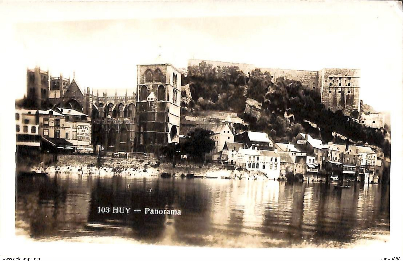 Huy - Panorama (Véritable Photographie Lits 1939) - Huy