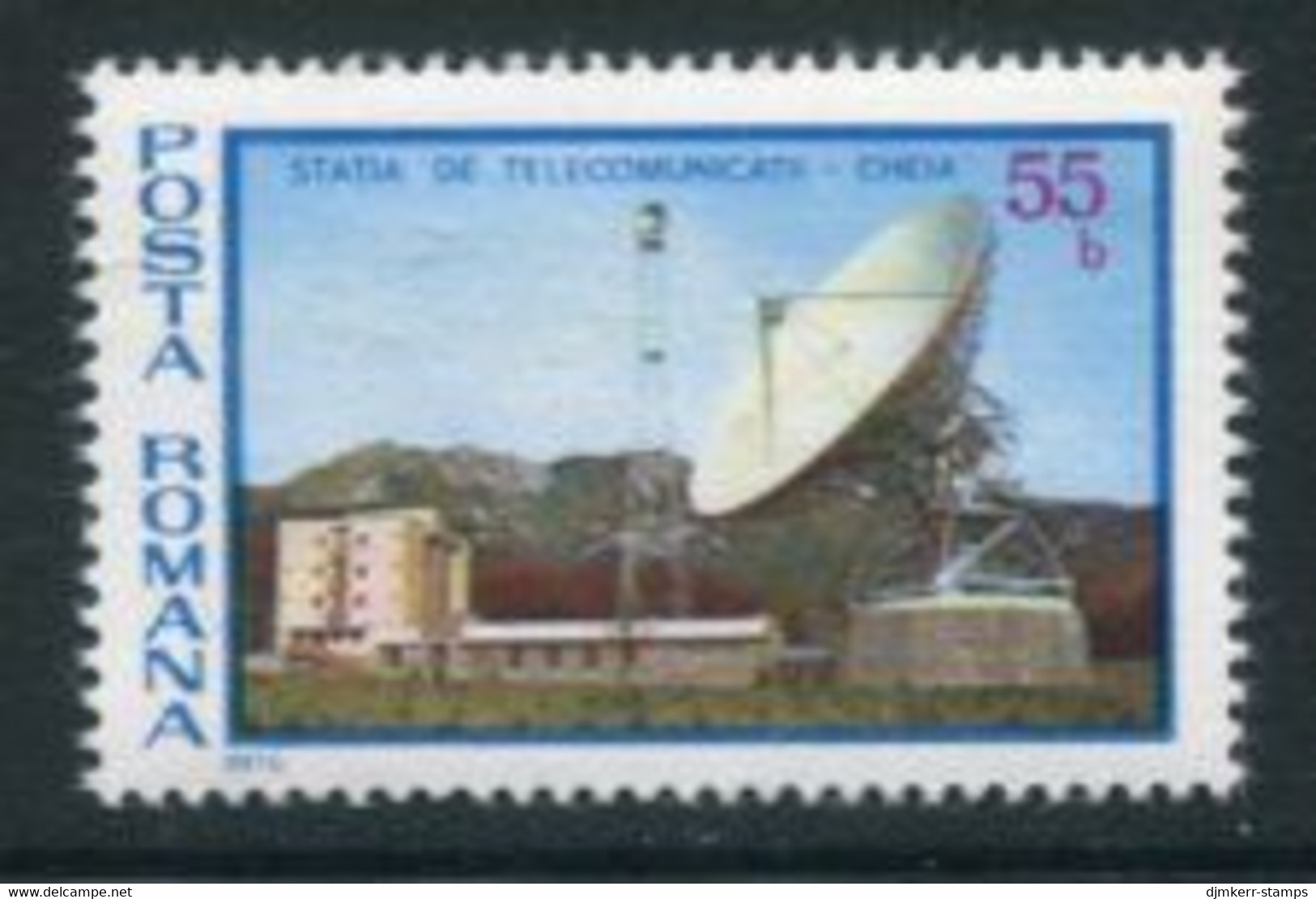 ROMANIA 1977 Cheia Earth Station MNH / **.  Michel 3410 - Nuevos