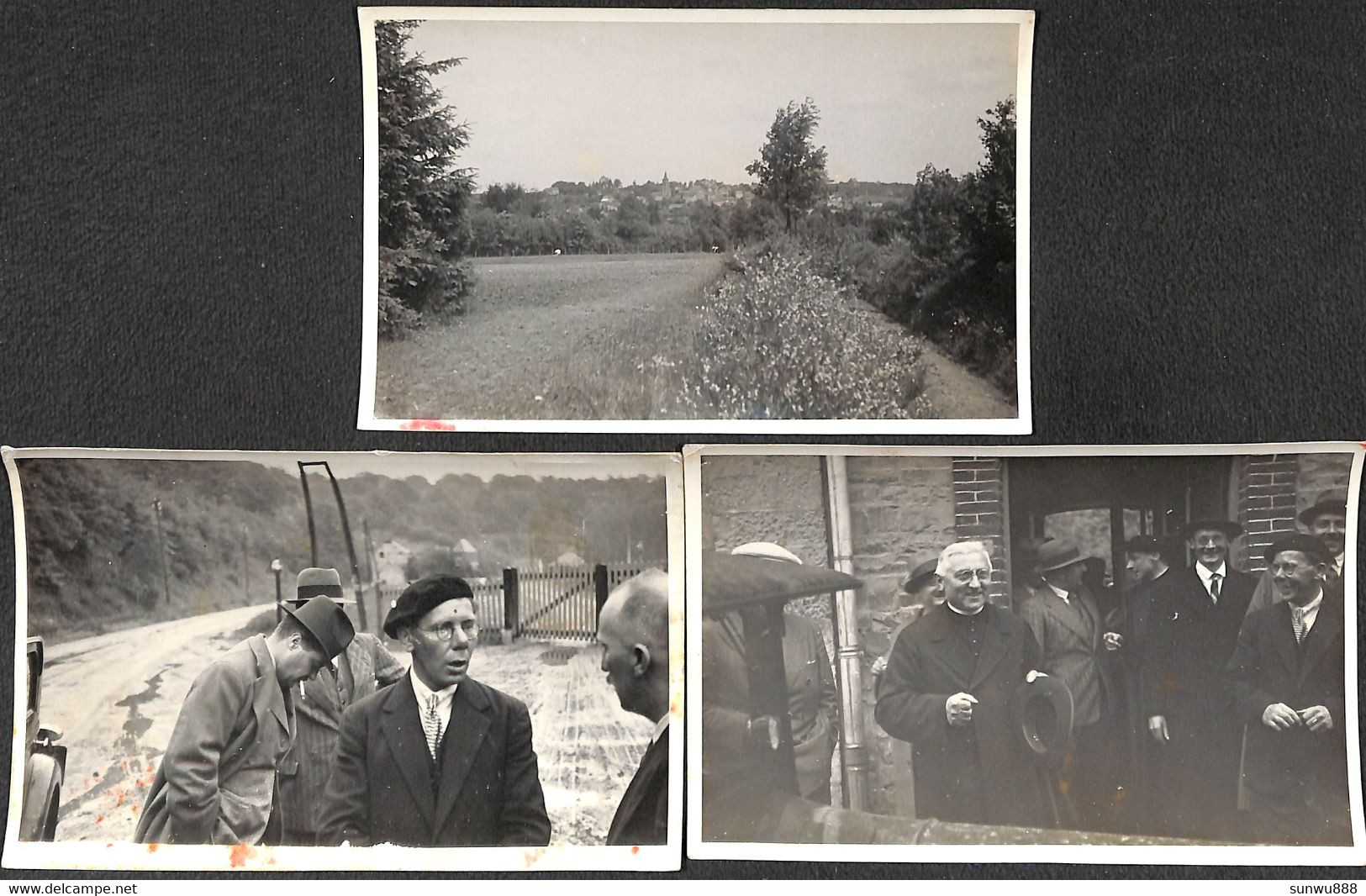 Huccorgne - Lot 3 Cartes Photo (foire Messe ? Animée) (RARE) - Wanze