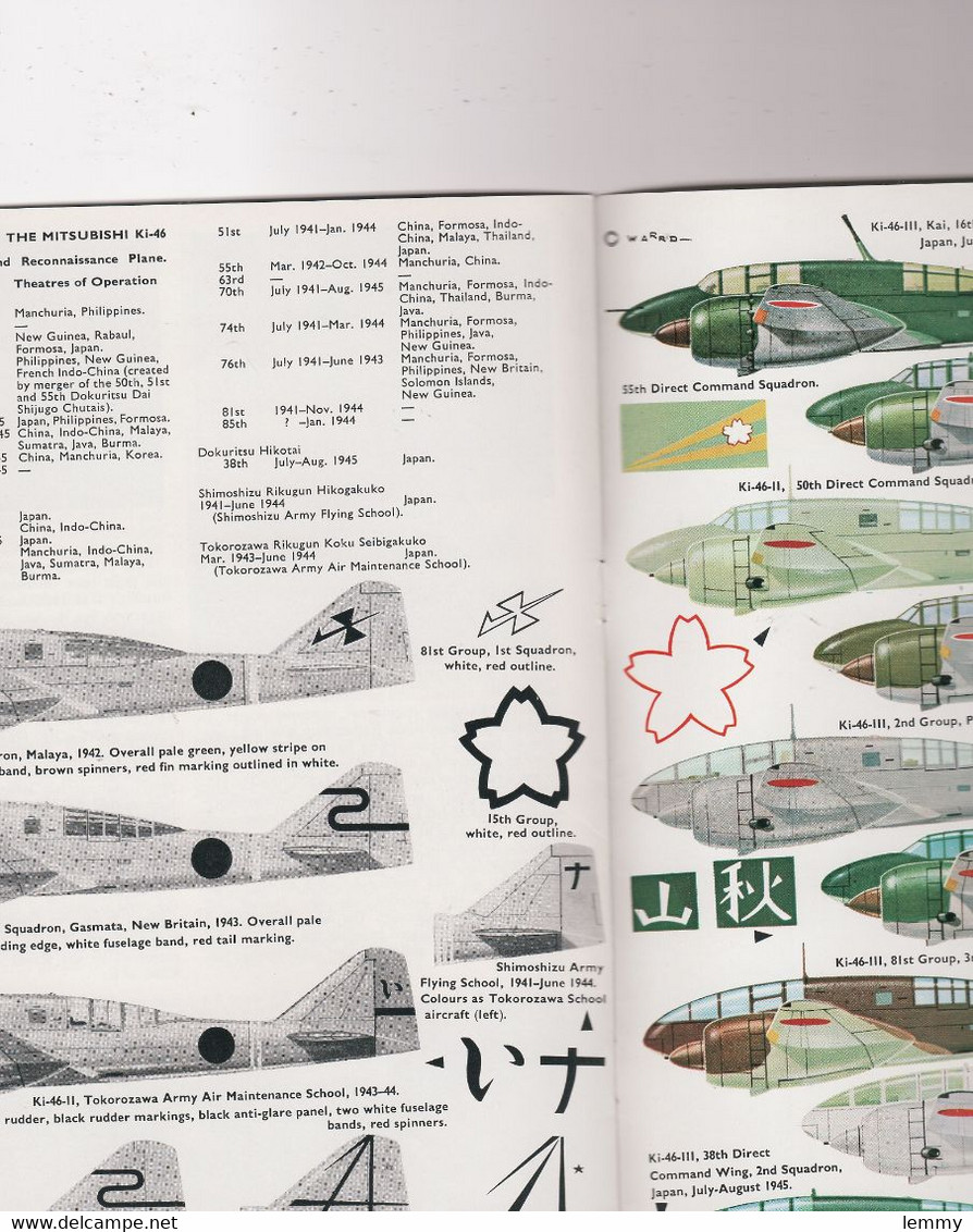 - AVIATION - PROFILE PUBLICATIONS N° 82 - THE MITSUBISHI Ki-46 -12 Pages - 17.5 X 23.5 - Verkehr