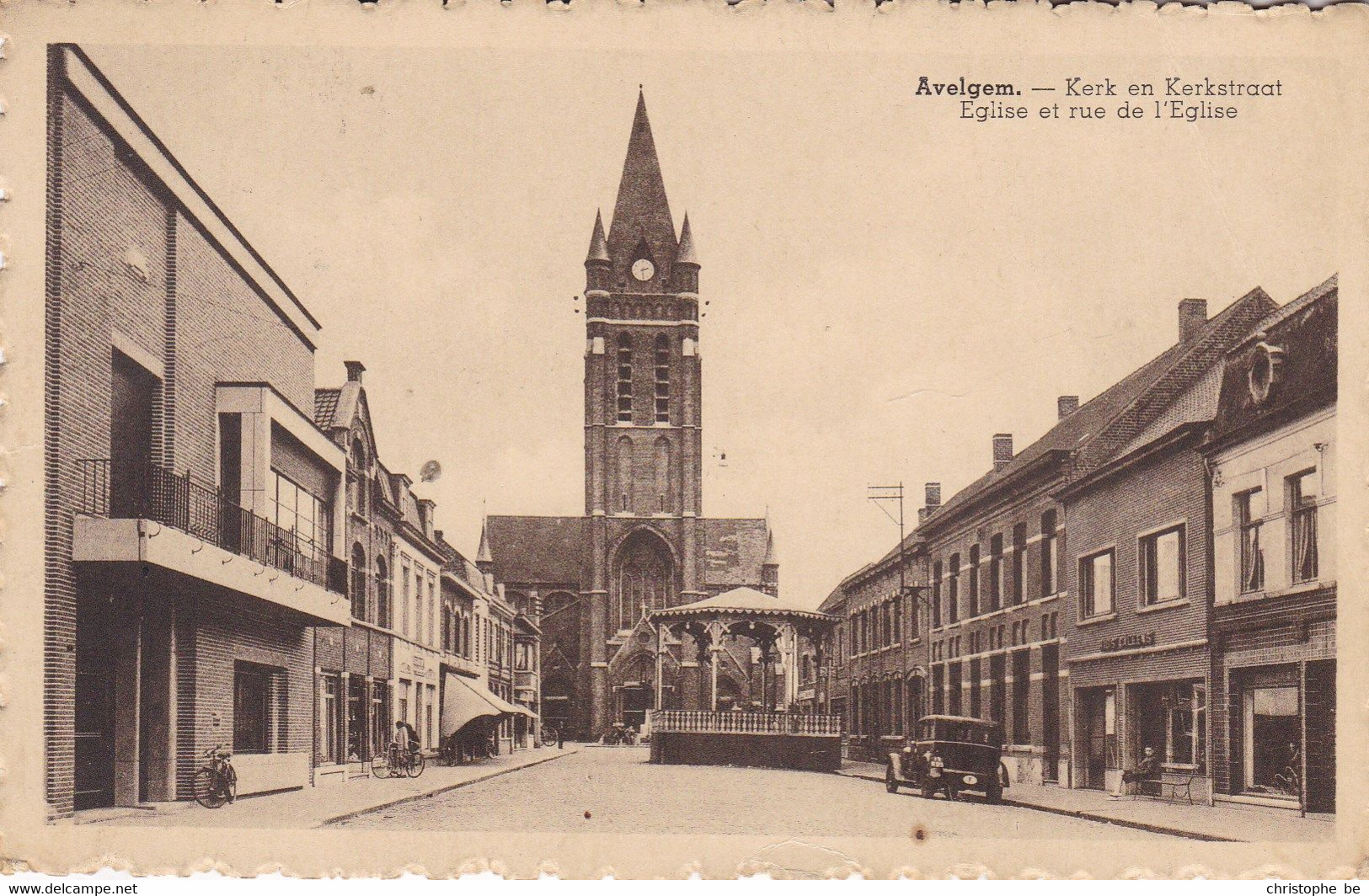 Avelgem, Kerk En Kerkstraat (pk70959) - Avelgem