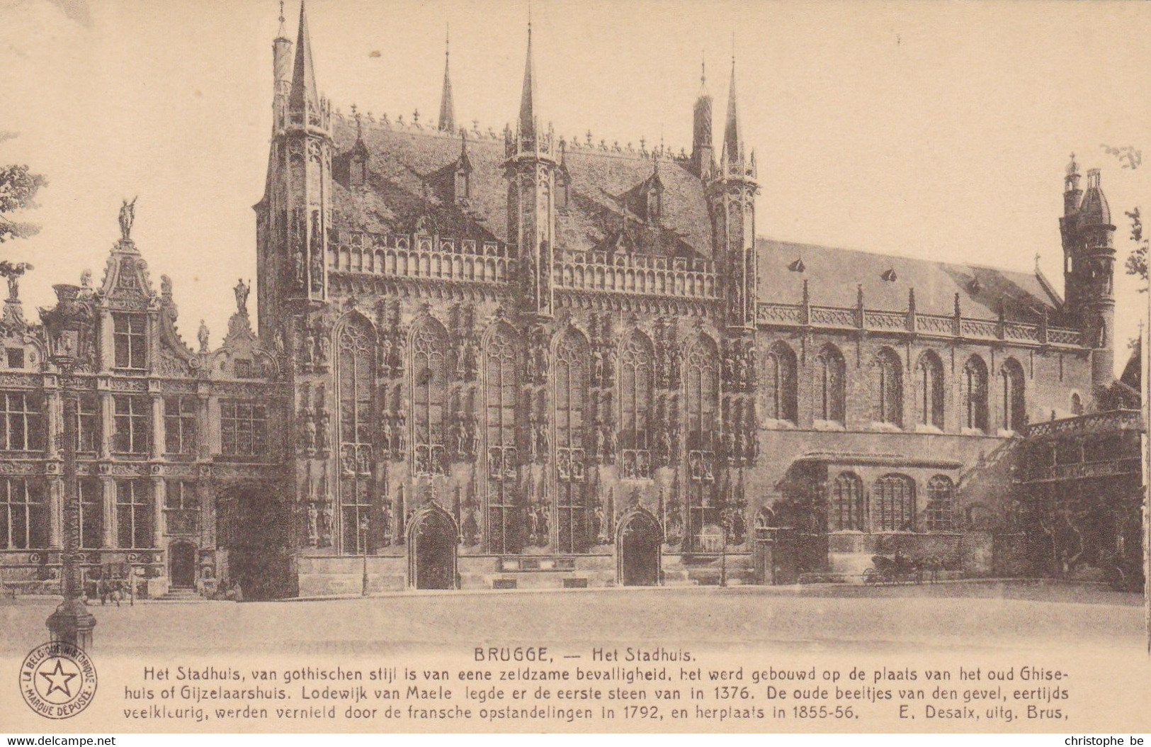 Brugge, Bruges, Het Stadhuis (pk70975) - Brugge