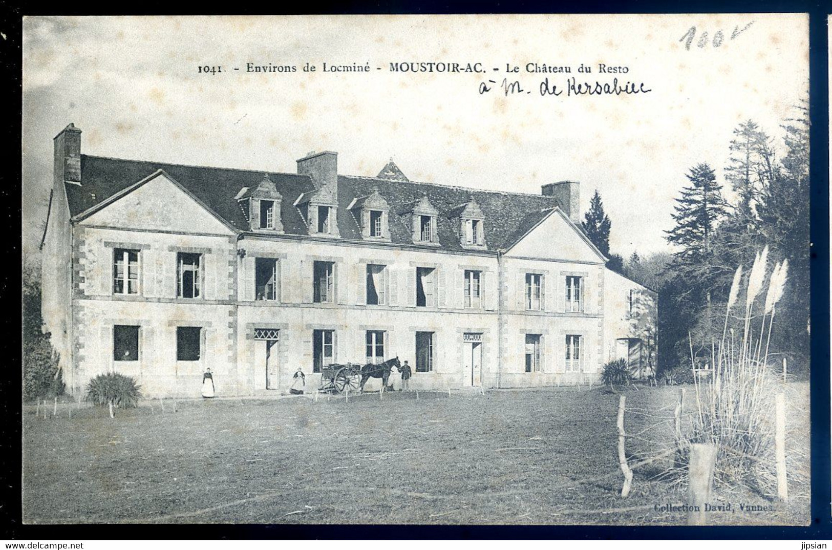 Cpa Du  56  Environs De Locminé -- Moustoir - Ac  -- Le Château De Resto      SE20-35 - Locmine