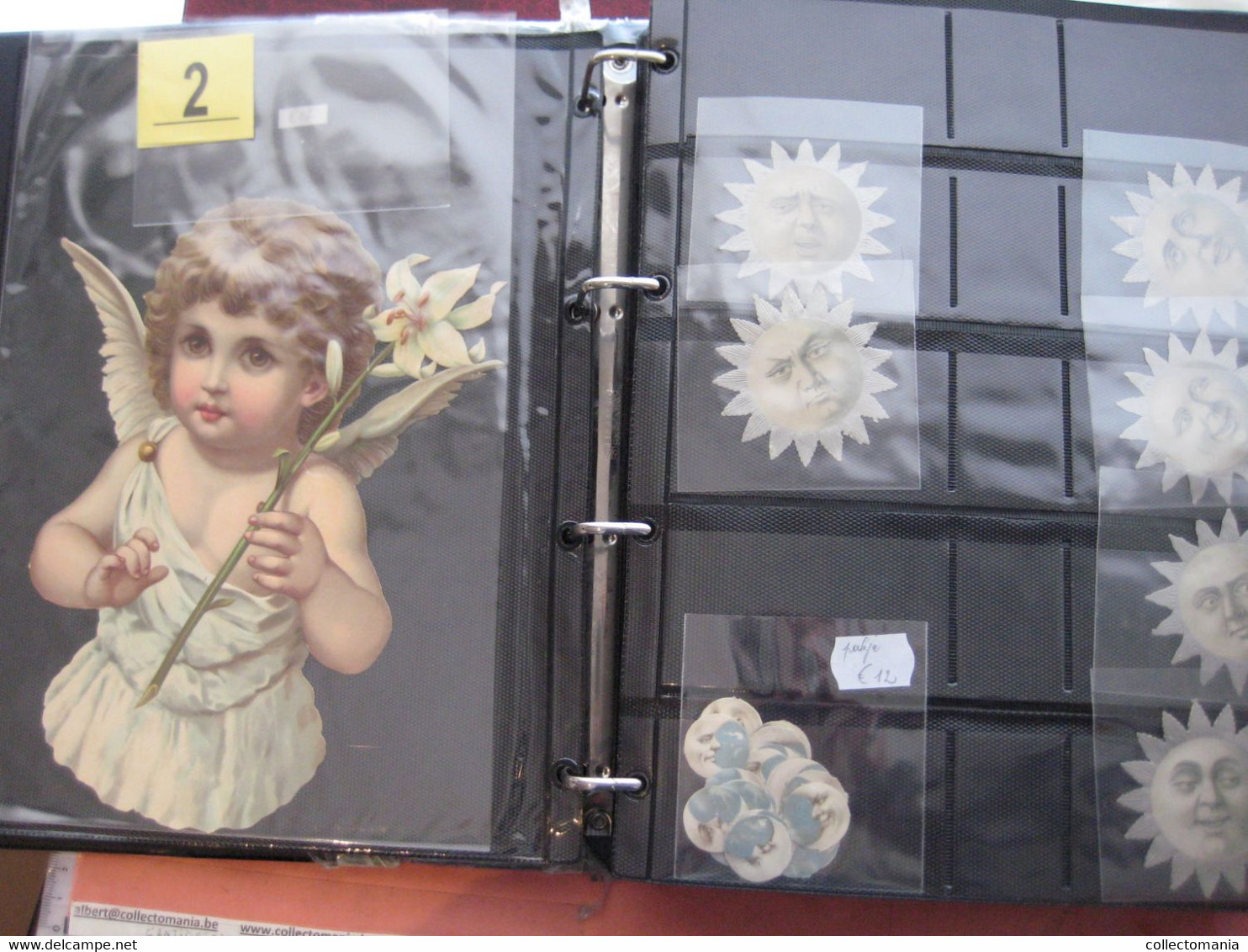 Circa 1890 Each Chromo Fotograpehd (count Yourself ) SCRAPS MAP05 - Angels, Cupido, Wings  GLANS BILDER Die Cut - Angeles