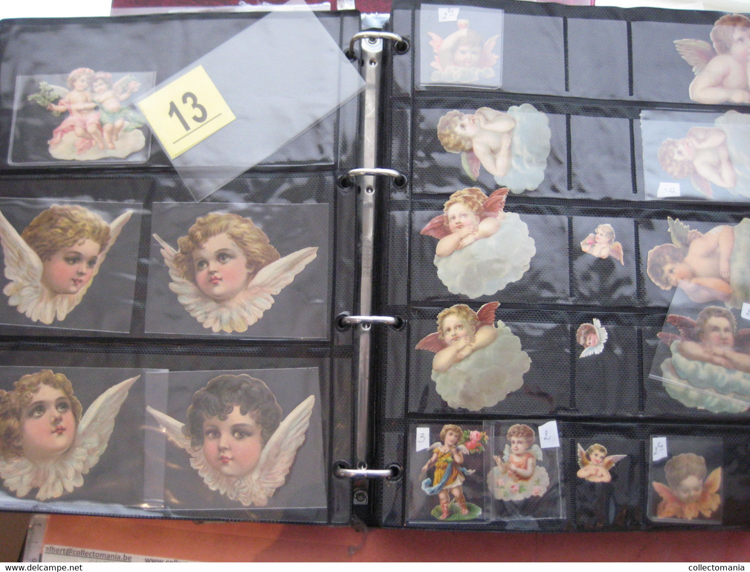 circa 1890 each chromo fotograpehd (count yourself ) SCRAPS MAP05 - angels, cupido, wings  GLANS BILDER die cut