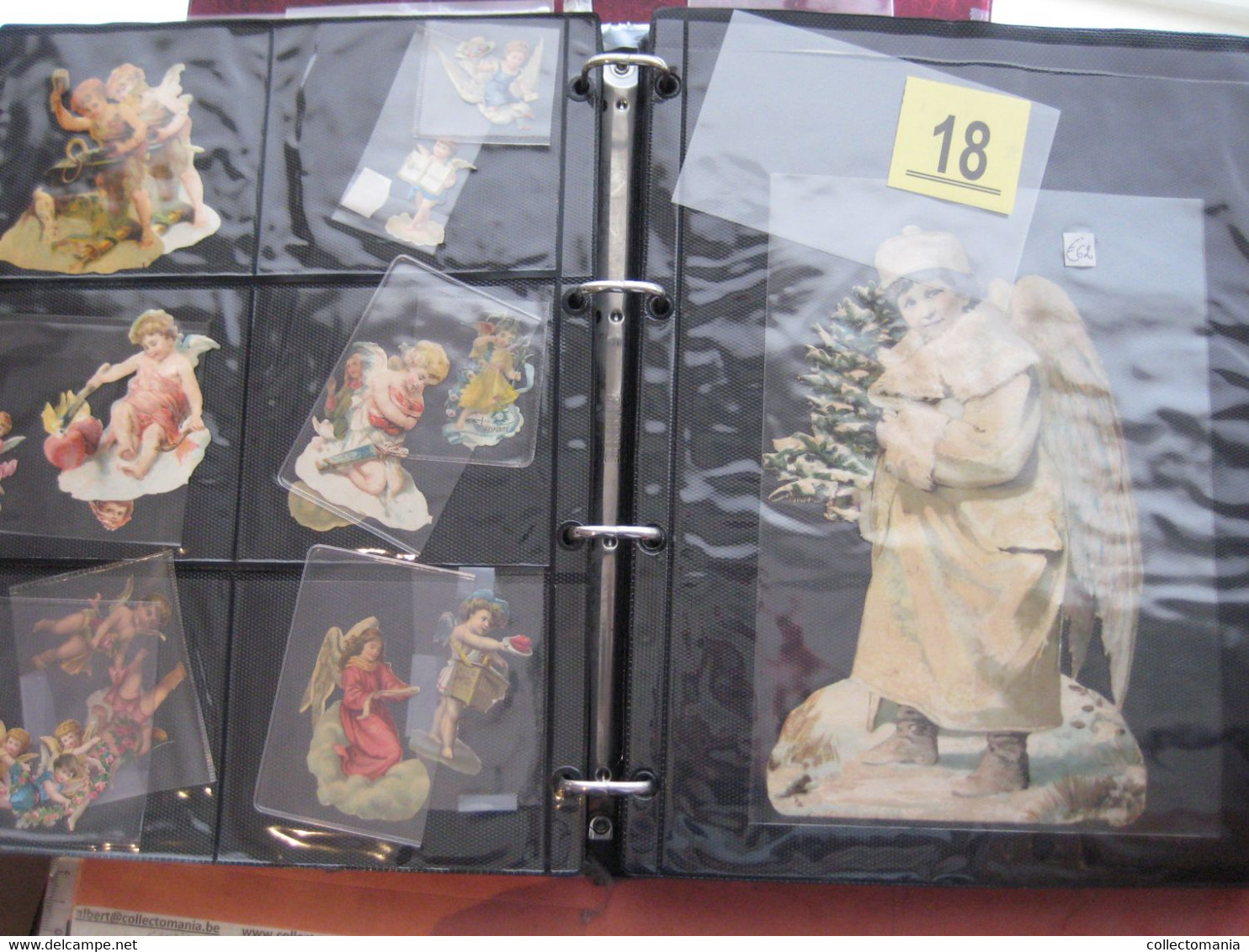 circa 1890 each chromo fotograpehd (count yourself ) SCRAPS MAP05 - angels, cupido, wings  GLANS BILDER die cut